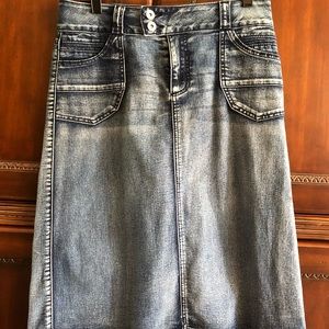 Denim / jean skirt